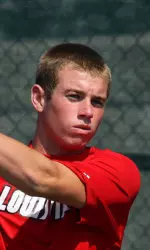 Robert Hall gave U of L a boost in singles.