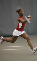 Gabrielle Duncan came from behind to win at No. 6.