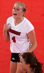 Emily Juhl had 16 kills and three blocks for the Cardinals.