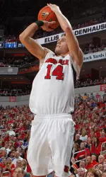 Kyle Kuric has connected on 34 3-pointers this season.