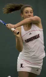 Shine won in both singles and doubles.