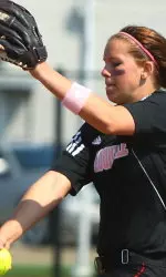 Caralisa Connell delivered a career-high 10 strikeouts in the 9-3 win over Seton Hall
