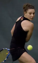 Rebecca Shine clinched the hard fought victory over Marquette for the Cardinals.