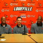 Kevin Keatts, Richard Pitino and Wyking Jones at their introductory press conference.