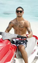 Peyton Siva enjoying his time on a waverunner.