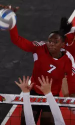 Gwen Rucker led the Cardinals with seven kills.