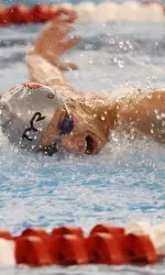 Pedro Oliveira had two NCAA B-cut times with two wins.