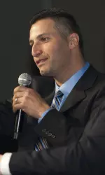 Andy Pettitte during Friday's Louisville Baseball Leadoff Dinner.