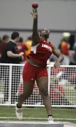 Amashi Kendall ranks second in the BIG EAST in the shot put.