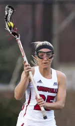 Eleni Kozas had three goals and three ground balls against Northwestern.