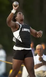 Chinwe Okoro has the sixth-best shot put mark in the nation.