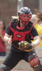 Maggie Ruckenbrod set a school record for runners caught stealing in a game with three against UCF