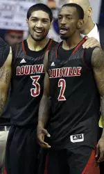 Peyton Siva and Russ Smith each reached the 1,000-career point plateau this season.