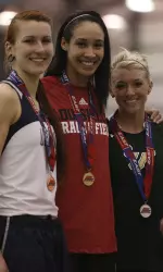 Michelle Kinsella capped her indoor career with a BIG EAST title and All-America honors.