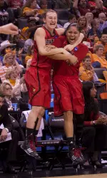 Monique Reid had six points off the bench to help Louisville overcome Baylor.