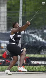 Amashi Kendall won the 2012 BIG EAST hammer throw title.