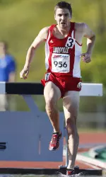 Mattias Wolter's time in the 3,000m steeplechase was seven seconds better than the runner-up.