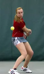 Elle Stokes won both doubles and singles.