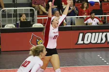 Volleyball v Lipscomb | Celebration, Tess Clark