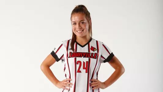 Women's soccer freshman Delaney Snyder poses during photo day