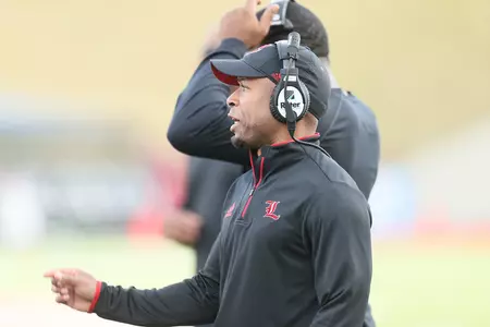 Norval McKenzie coaching at Arkansas State