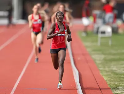 Dorcas Wasike competes in the 10,000m at Cardinal Park