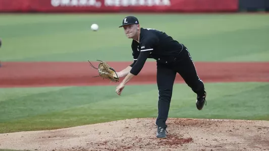 Reid Detmers throws a pitch against Illinois State.