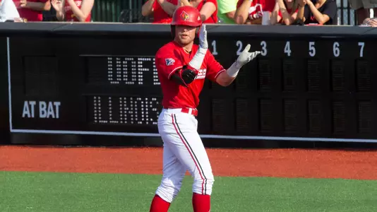 Jake Snider during the NCAA Regional game against Illinois State at Jim Patterson Stadium on June 2.
