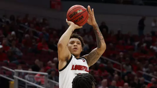 Josh Nickelberry eyes a shot against Indiana State
