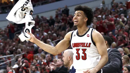 Jordan Nwora excited