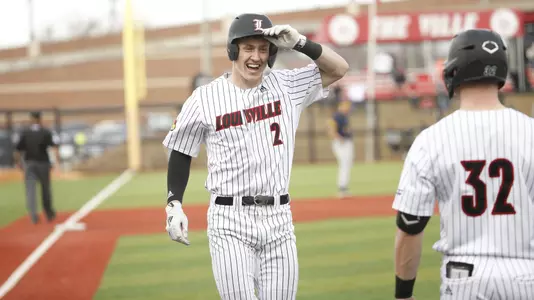 Cooper Bowman following a home run against Murray State.