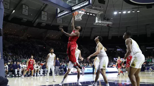 Jae'Lyn Withers taking a shot at Notre Dame.
