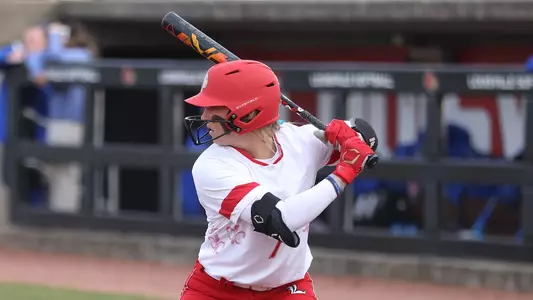 Carmyn Greenwood at bat against Hofstra