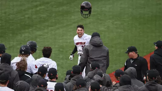 Ben Metzinger after the walk-off homer against North Carolina.