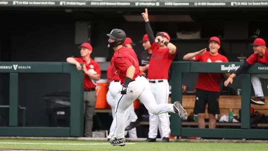 Ben Bianco hits a home run at Vanderbilt.