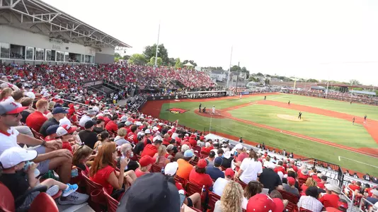 Jim Patterson Stadium during the NCAA Regional against Michigan.