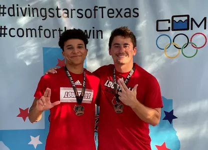 sneden and stephens on the podium with medals 