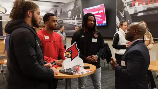 Student-Athletes participate in NIL Marketplace event