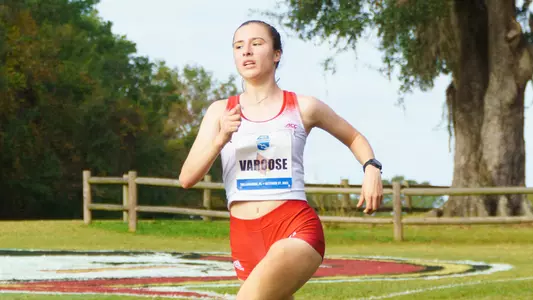Rhune Vanroose competes at the ACC Championships