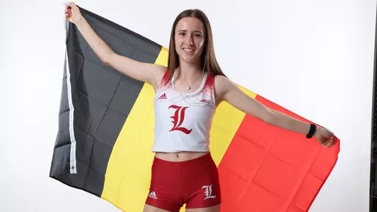 Rhune Vanroose with Belgium flag
