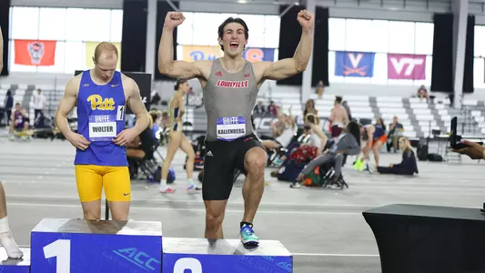 Paul Kallenberg earns second place in the heptathlon at the ACC Indoor Championships