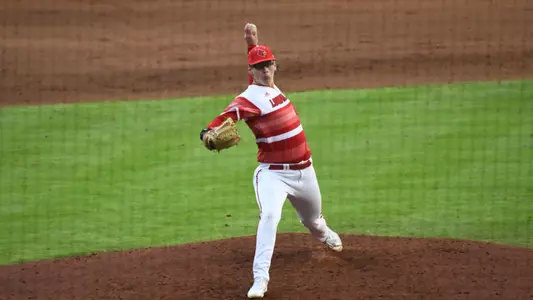 Greg Farone pitches against TCU.