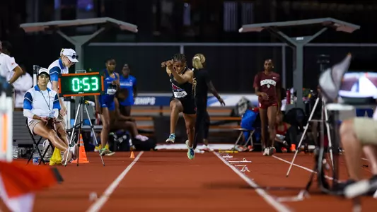 Synclair Savage is named First Team All-American in the long jump at the 2023 NCAA Outdoor Championships.