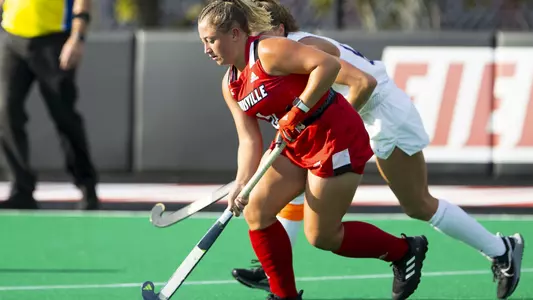Tatum Kroon gets past a JMU defender