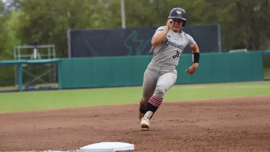 Kiley Goff runs to third base in the 4-3 loss at USF