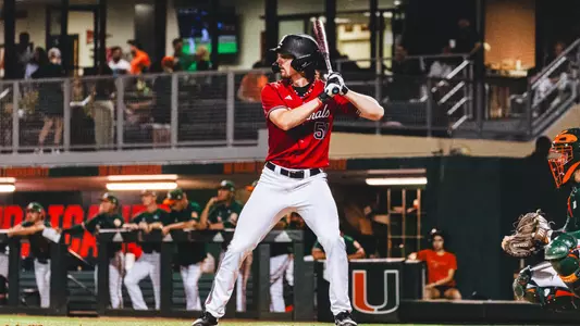 Isaac Humphrey hitting at Miami.
