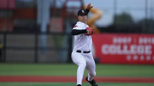 Sebastian Gongora pitching against NC State.