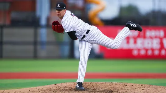 Sebastian Gongora pitching against NC State.