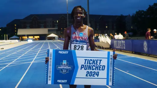 Ian Kibiwot clinches a spot at the 2024 NCAA Outdoor Championships.