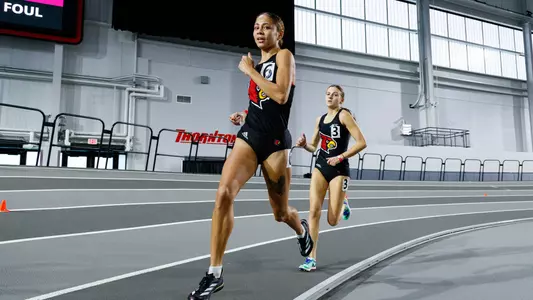 Layla Roebke races the miles at the 2024 Louisville Opener.